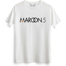Alfa Tshirt Maroon 5 Beyaz Tshirt
