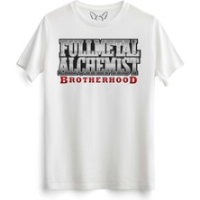 Alfa Tshirt Fullmetal Alchemist Beyaz Tshirt