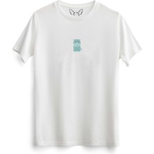 Alfa Tshirt  Animal Su Aygırı Dijital Baskılı Beyaz Tshirt