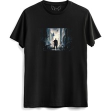 Alfa Tshirt Hitman Baskılı Siyah Tshirt