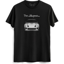 Alfa Tshirt Toyota Supra Siyah Tshirt