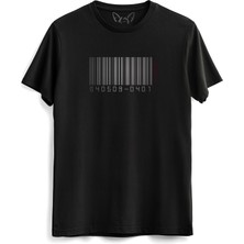 Alfa Tshirt Hitman Resim Baskılı Siyah Tshirt