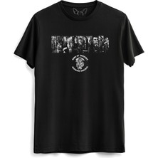 Alfa Tshirt Son Of Anarchy Resimli Baskılı Siyah Tshirt