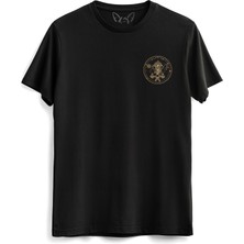 Alfa Tshirt Gemini Tasarımlı Burç  Siyah Tshirt