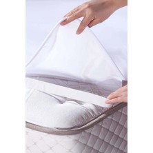 Kardelen Pamuklu Tek Kişilik Alez Sıvı Geçirmez Yatak Koruyucu 100 x 200 cm.