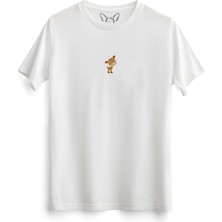 Alfa Tshirt  Animal Baskılı Çocuk Beyaz Tshirt