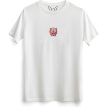 Alfa Tshirt  Animal Domuz Dijital Baskılı Çocuk Beyaz Tshirt