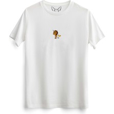 Alfa Tshirt  Animal Unicorn Dijital Baskılı Çocuk Beyaz Tshirt