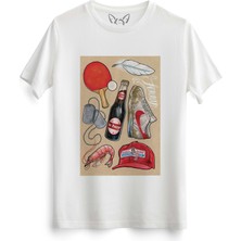 Alfa Tshirt Forrest Gump Resim Baskılı Çocuk Beyaz Tshirt