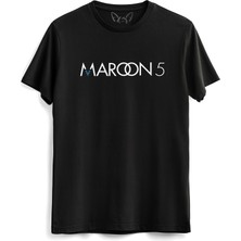 Alfa Tshirt Maroon 5 Baskılı Çocuk Siyah Tshirt