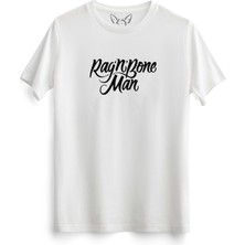 Alfa Tshirt Rag'n'bone Man Tasarımlı Baskılı Çocuk Beyaz Tshirt