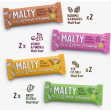 Malty 8li Deneme Kutusu - Kuruyemişli Kuru Meyveli Malt Bar