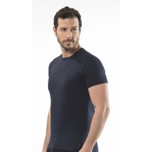 Catherine's Cacharel 1307 O Yaka Kısa Kollu Erkek T-Shirt - Lacivert