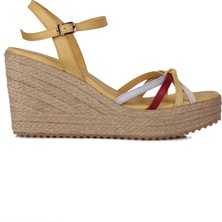 Fitbas 1315 125 Kadın Sarı Büyük & Küçük Numara Sandalet