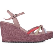 Fitbas 1315 702 Kadın Mor Büyük & Küçük Numara Sandalet