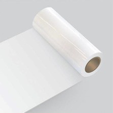 Sticker Art Yapışkanlı Folyo Beyaz Renk Renk Parlak Yüzey 100 cm 100 cm x 3 Metre