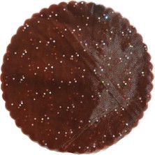 Acar Süs Taşlı Organze Kahverengi 24CM 100LÜ