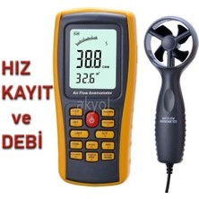 Lyk BGM8902 Hava Hızı ve Debisi Kayıt Cihazı