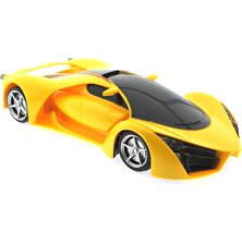 Mega 1:18 U.k Direksiyonlu Fantastik Araba Sarjlı Sarı