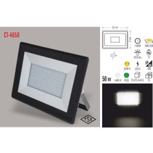 Cata CT-4658 50W beyaz Slim LED Projektör Cata
