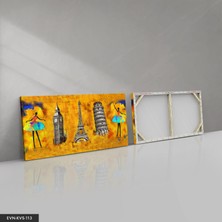 Evine Moda Pissa Kulesi Kanvas - Canvas Tablo