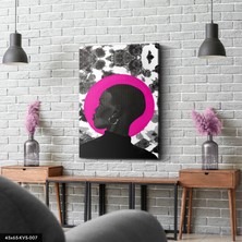 Evine Moda Siyahi Kadın Kanvas - Canvas Tablo