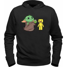 Alfa Tshirt Baby Yoda Siyah Sweatshirt
