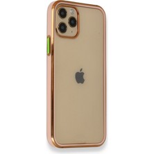 Nettech Apple iPhone 12 Uyumlu Renkli Kenar Zone Seri Silikon Kılıf