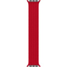 Aktarmobile Apple Watch 42 / 44 mm Uyumlu Örgü Solo Loop Kordon Medium (14,7 Cm) Kayış  - Series Se/6/5/4/3/2/1