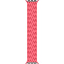 Aktarmobile Apple Watch 42 / 44 mm Uyumlu Örgü Solo Loop Kordon Medium (14,7 Cm) Kayış  - Series Se/6/5/4/3/2/1