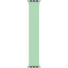 Aktarmobile Apple Watch 42 / 44 mm Uyumlu Örgü Solo Loop Kordon Medium (14,7 Cm) Kayış  - Series Se/6/5/4/3/2/1