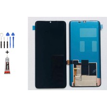 Telefon Kulübesi Xiaomi Mi Note 10 Pro LCD Ekran Dokunmatik + Tamir Seti Beyaz