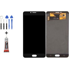 Telefon Kulübesi Samsung C8 C7100 LCD Ekran Dokunmatik + Tamir Seti Siyah
