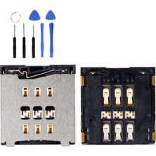 Telefon Kulübesi Iphone 6 Plus Uyumlu Sim Yuvası + Tamir Seti