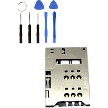 Telefon Kulübesi Xiaomi Mi A2 Lite Uyumlu Sim Yuvası + Tamir Seti