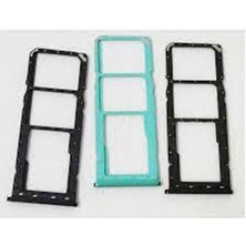 Telefon Kulübesi Samsung M31 M315 Uyumlu Sim Kapağı Tepsisi Gümüş