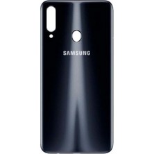Telefon Kulübesi Samsung A20 S A207 Arka Kapak Batarya Pil Kapağı Gümüş