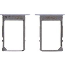 Telefon Kulübesi Samsung A3 A5 A7 Uyumlu Sim Kapağı Tepsisi Gümüş