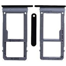 Telefon Kulübesi Samsung A5 A7 2017 Uyumlu Sim Kapağı Tepsisi Gümüş