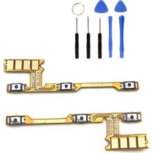 Telefon Kulübesi Xiaomi Redmi Note 7 Uyumlu On Off Power Yan Ses Film Flex + Tamir Seti