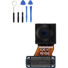 Telefon Kulübesi Samsung A20E A202 Uyumlu Ön Kamera Tamir Seti Yanında!!!