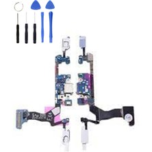 Telefon Kulübesi Samsung S7 Edge G935 Uyumlu Şarj Soket Bordu + Tamir Seti