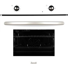 Zendi ZS4004WBEYAZ  Ankastre Set -Cam Davlumbaz-Cam Ocak- Statik FIRIN(ZD1012W-ZO22472W-ZF3002W)