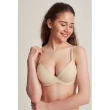 Pemilo Kadın 7101810 Destekli Basic Bra Sütyen Ten