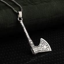 NorthShore Viking Balta Kolovrat Triquetra Tasarım Çelik Kolye
