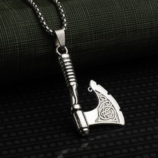 NorthShore Viking Iskandinav Balta Tasarım Çelik Kolye
