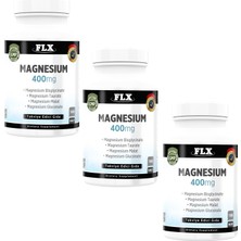 FLX Magnesium Bisglisinat Malat Taurat Glukonat 3 KUTU180 Tablet