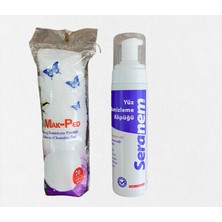 Seranem Yüz Temizleme Köpüğü 200 ml + Makyaj Temizleme Pamuğu