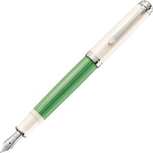 Pelikan Souveran M605 Dolma Kalem Green White M Uç 818254