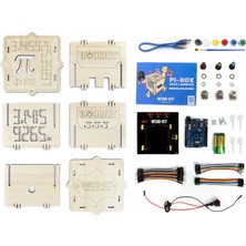 Wood-Kit STEM Robotik Kodlama DIY Mucit Seti - Pi Box Gece Lambası